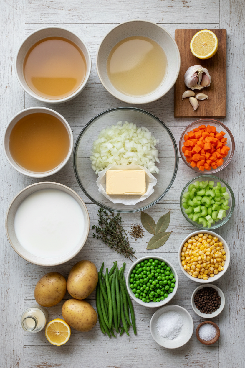 Creamy Garden Vegetable Chowder