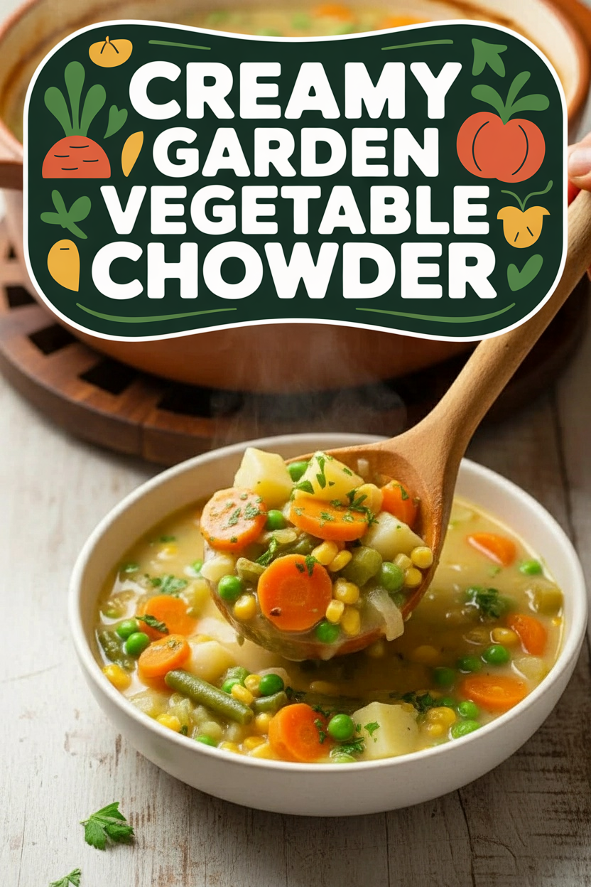 Creamy Garden Vegetable Chowder
