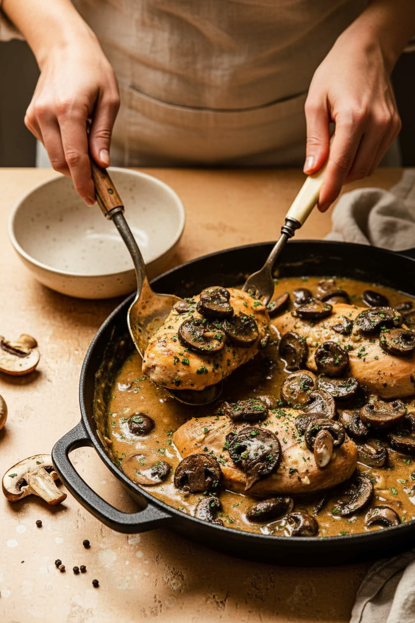 Creamy Mushroom Marsala Chicken