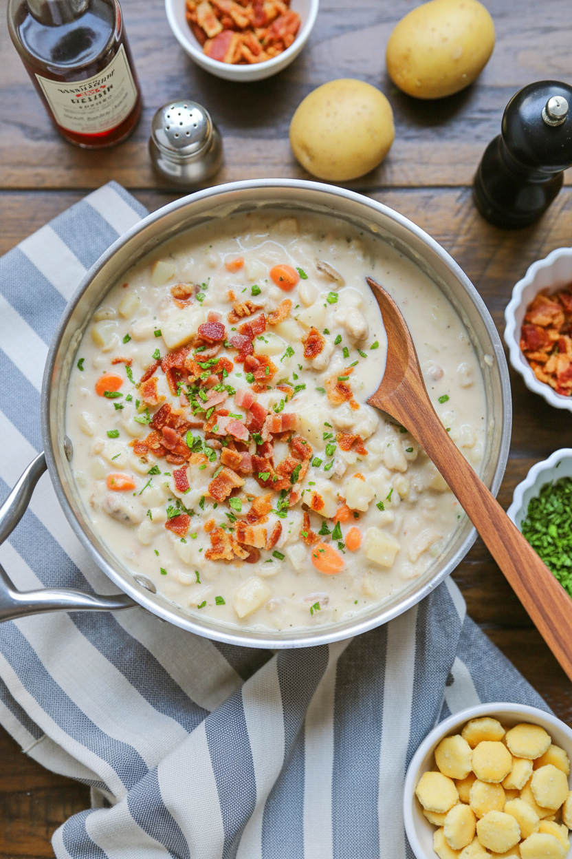 Creamy New England Clam Chowder