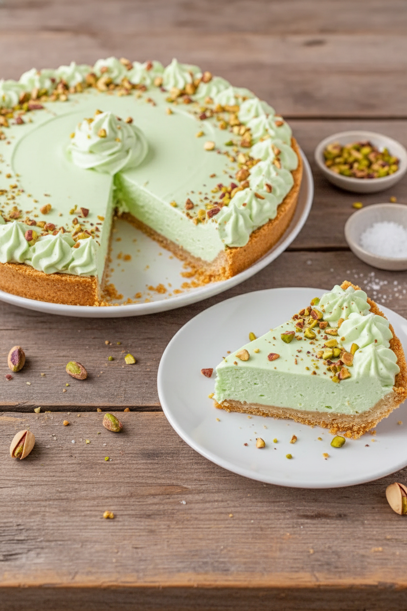 Creamy Pistachio Pie My Family Requests Weekly