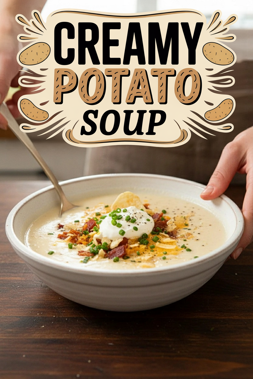 Creamy Potato Soup Bowl