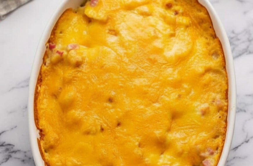 Creamy Potato and Ham Casserole