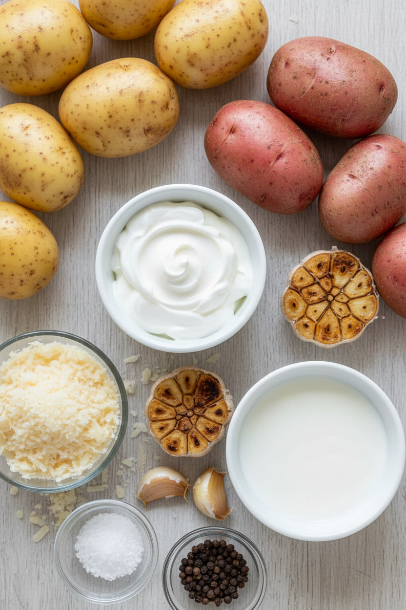 Creamy Roasted Garlic Potato Mash