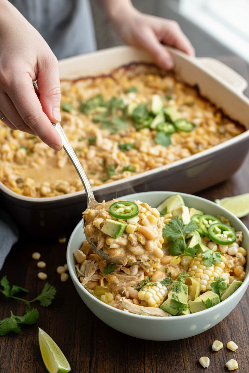 Creamy White Chicken Corn Chili