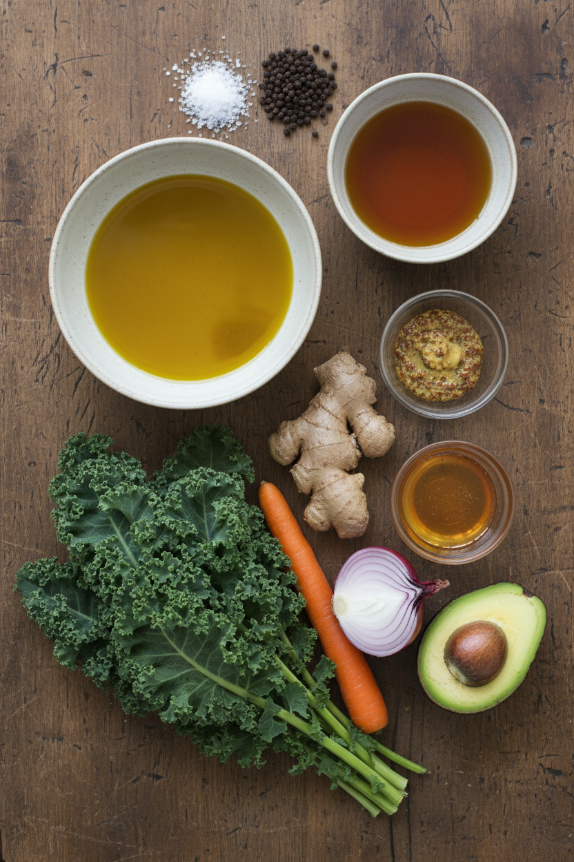 Crisp Kale and Apple Cider Salad