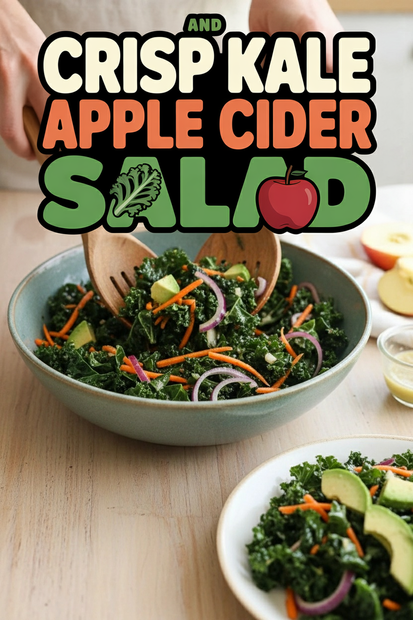 Crisp Kale and Apple Cider Salad