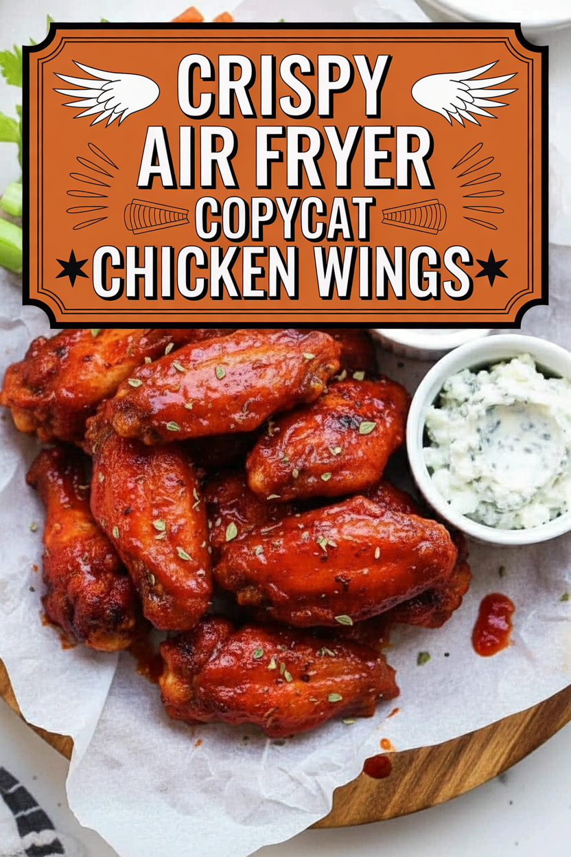 Crispy Air Fryer Copycat Chicken Wings