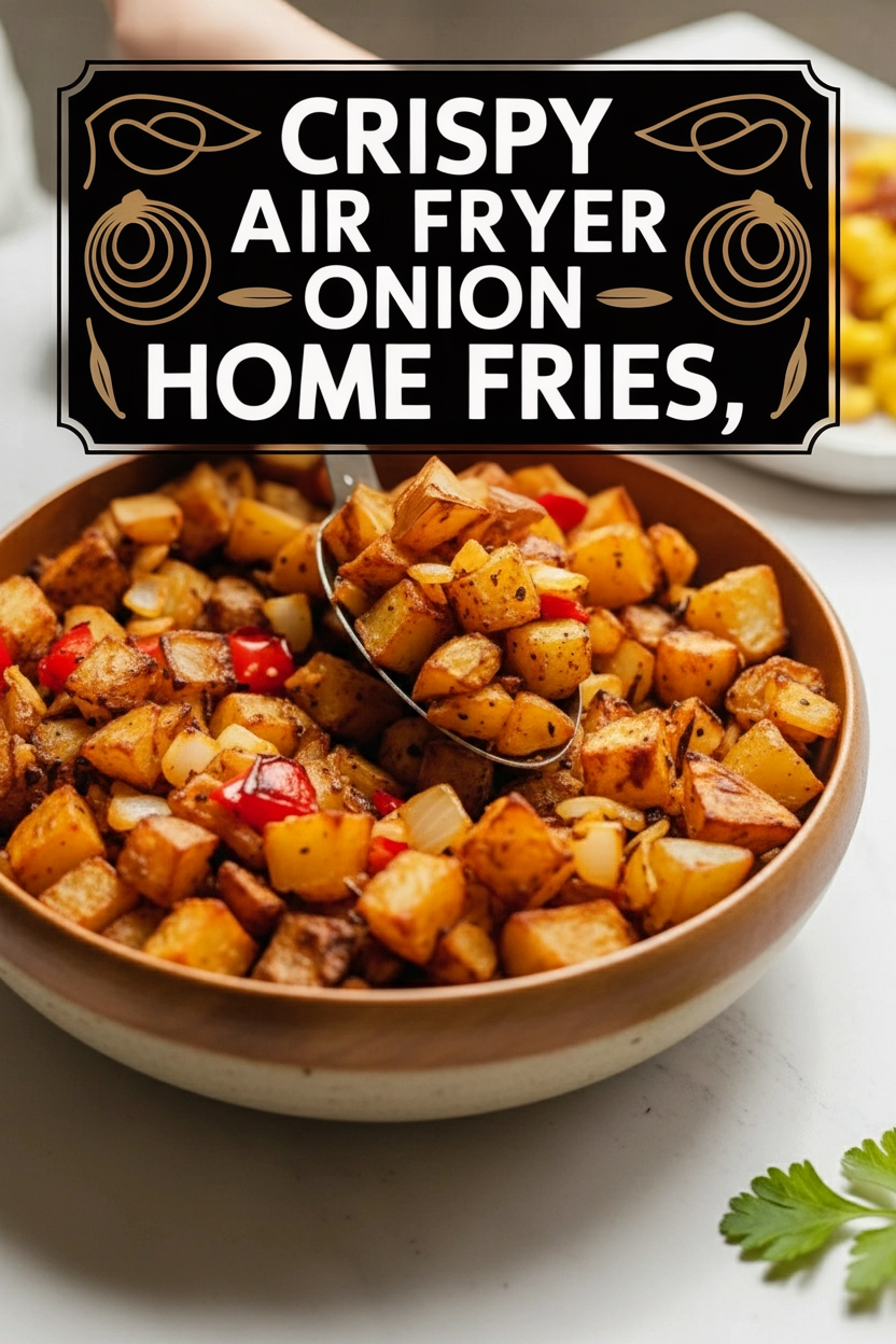 Crispy Air Fryer Onion Home Fries