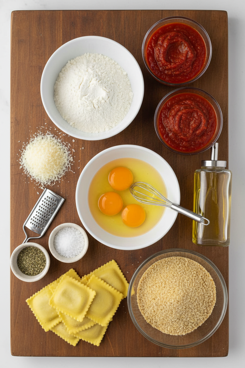 Crispy Air Fryer Ravioli Marinara