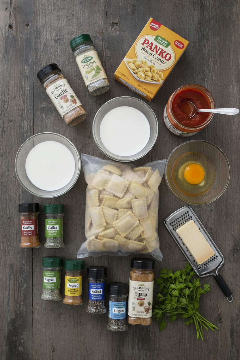 Crispy Air Fryer Ravioli Marinara Bites