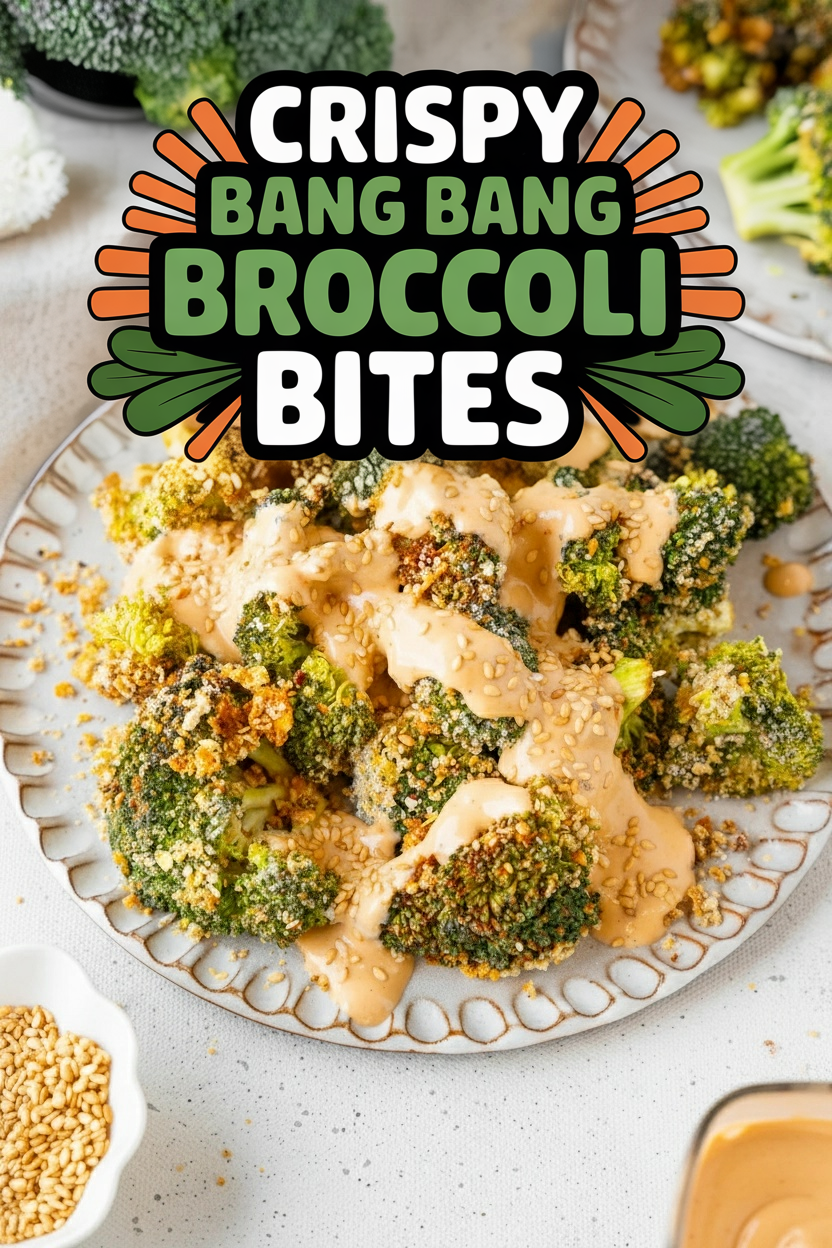 Crispy Bang Bang Broccoli Bites