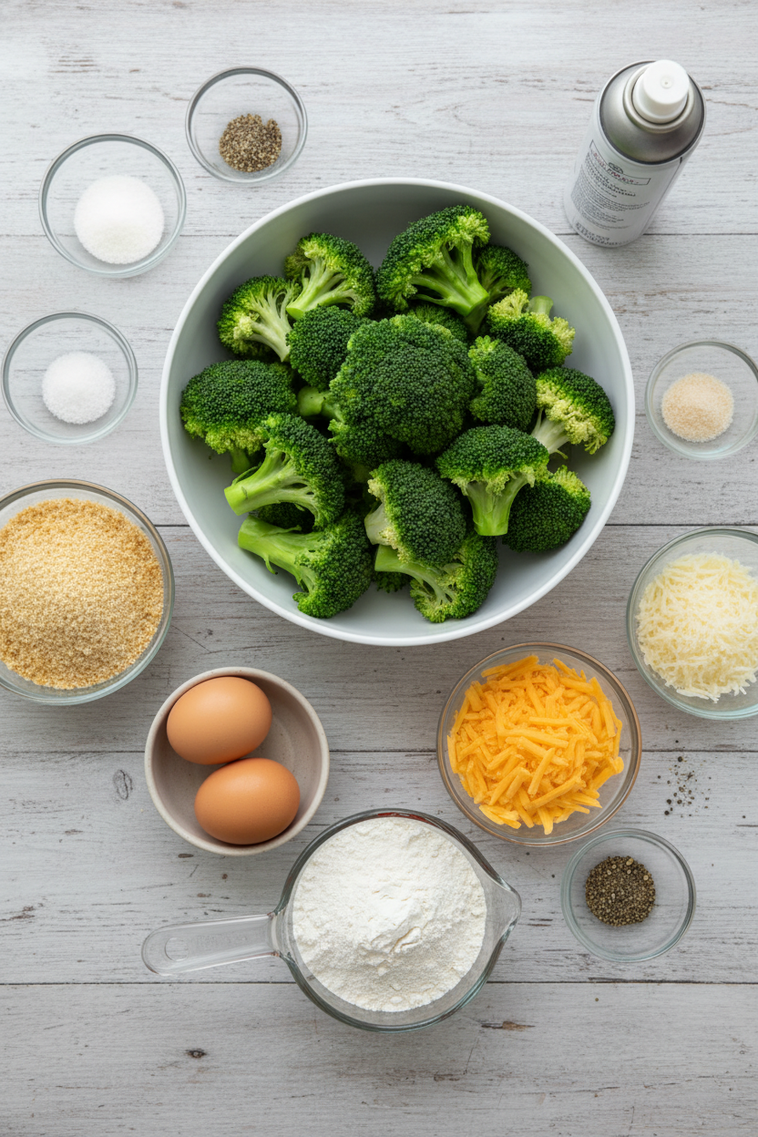 Crispy Broccoli Cheese Bites