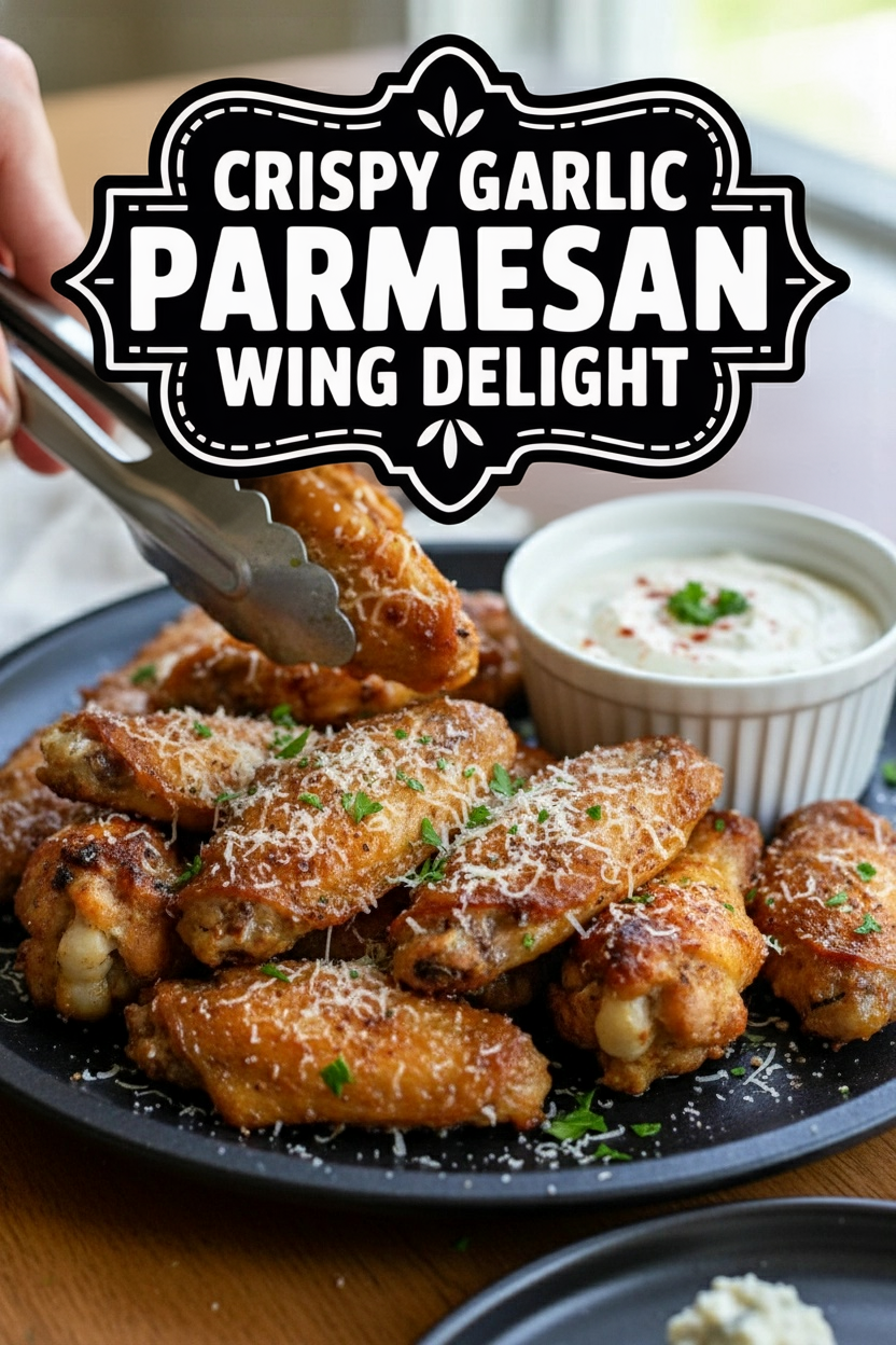 Crispy Garlic Parmesan Wing Delight