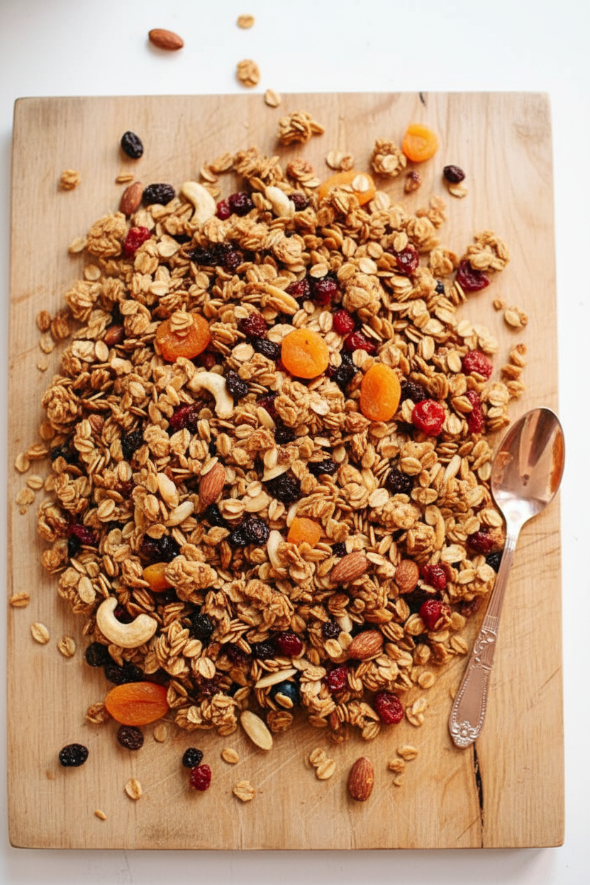 Crispy Honey Almond Homemade Granola