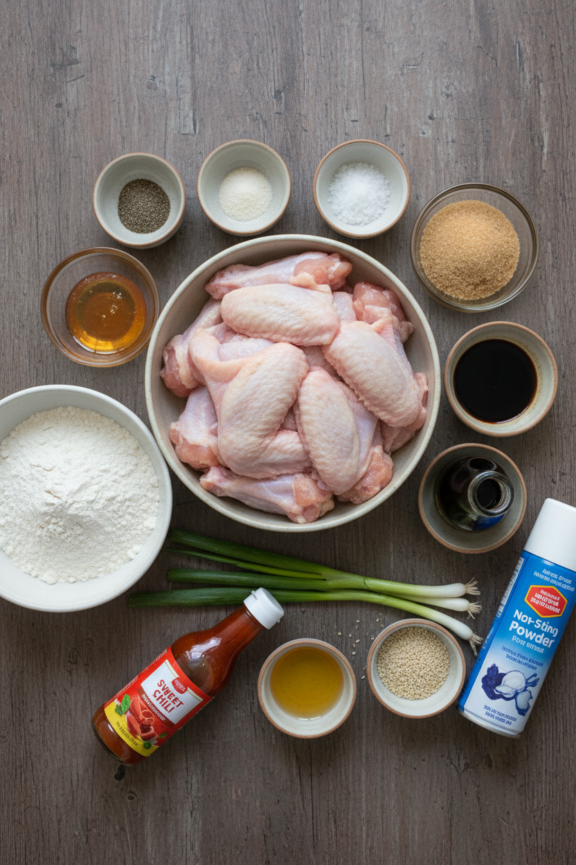Crispy Honey Garlic Air Fryer Wings