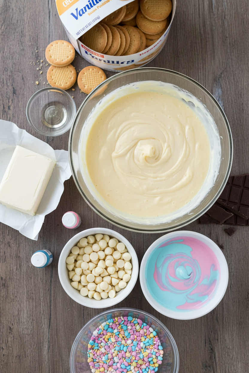 Easter Banana Pudding Truffle Bites