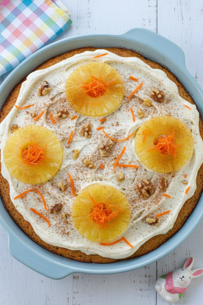 Easter Carrot Cake Pancake Bake