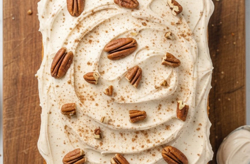 Carrot Cake Snack Cake for Easter Weekend