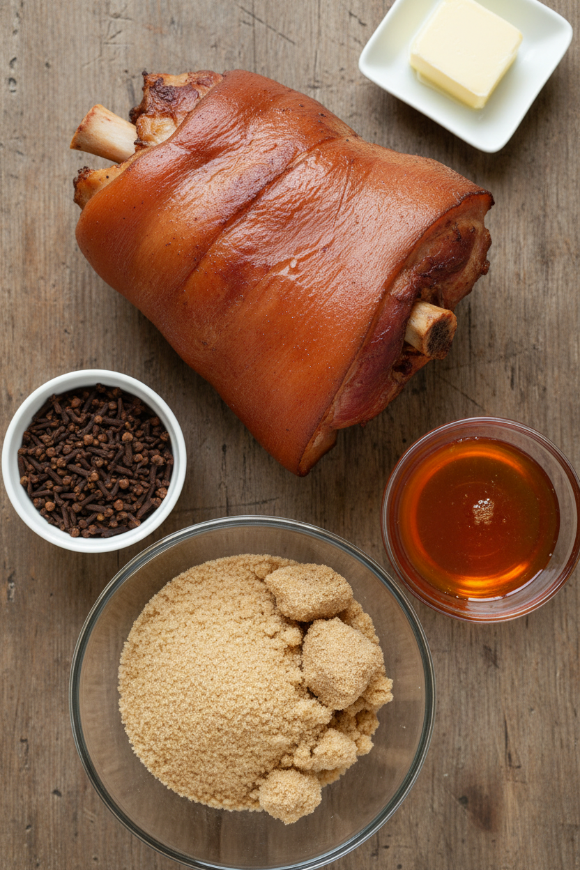 Easter Ham with Honey Clove Glaze