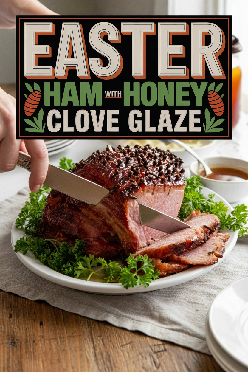 Easter Ham with Honey Clove Glaze