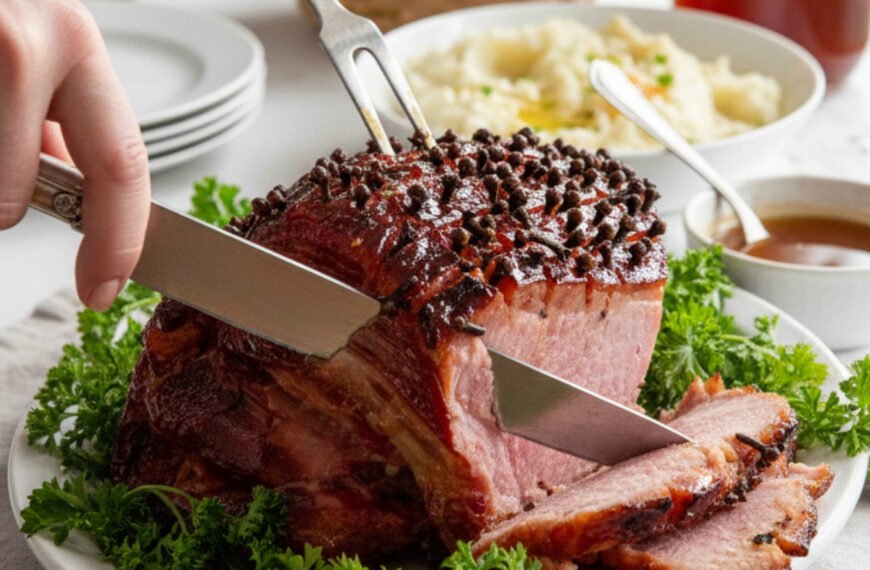 Easter Ham with Honey Clove Glaze
