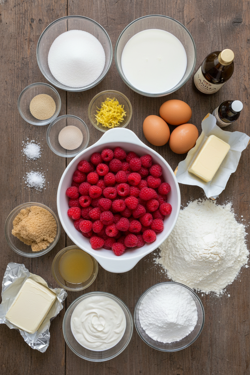 Easter Morning Lemon Raspberry Rolls