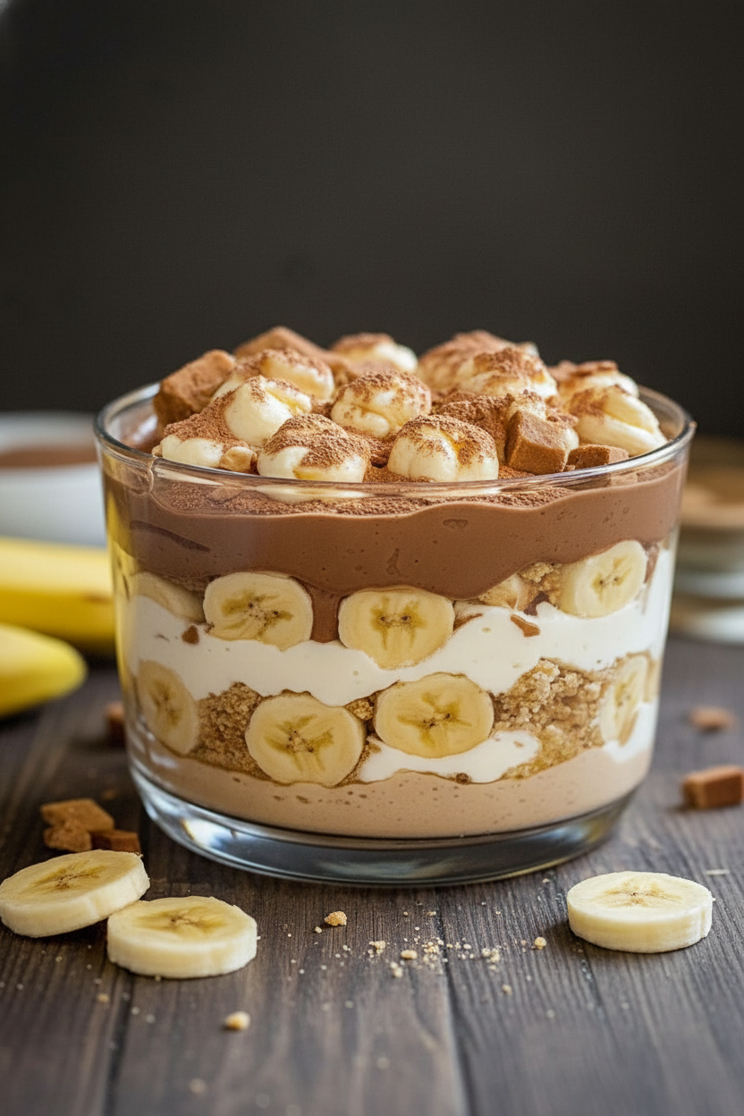 Easy Biscoff Banana Pudding Trifle Recipe