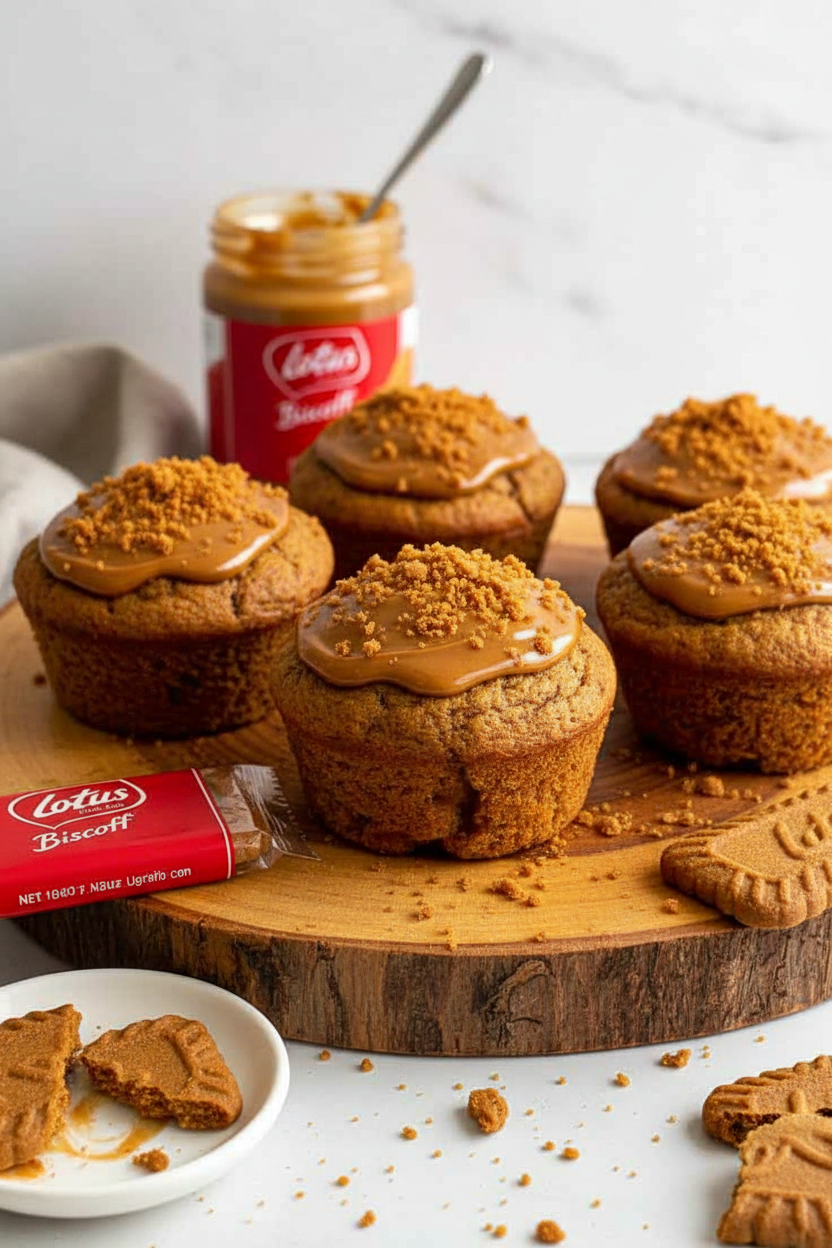 Easy Biscoff Mug Cakes with a Melty Drizzle