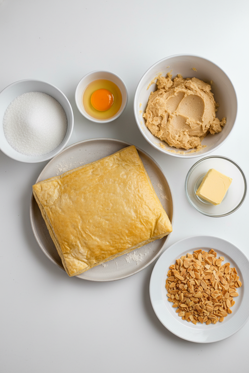 Easy Braided Almond Pastry with Flaky Layers