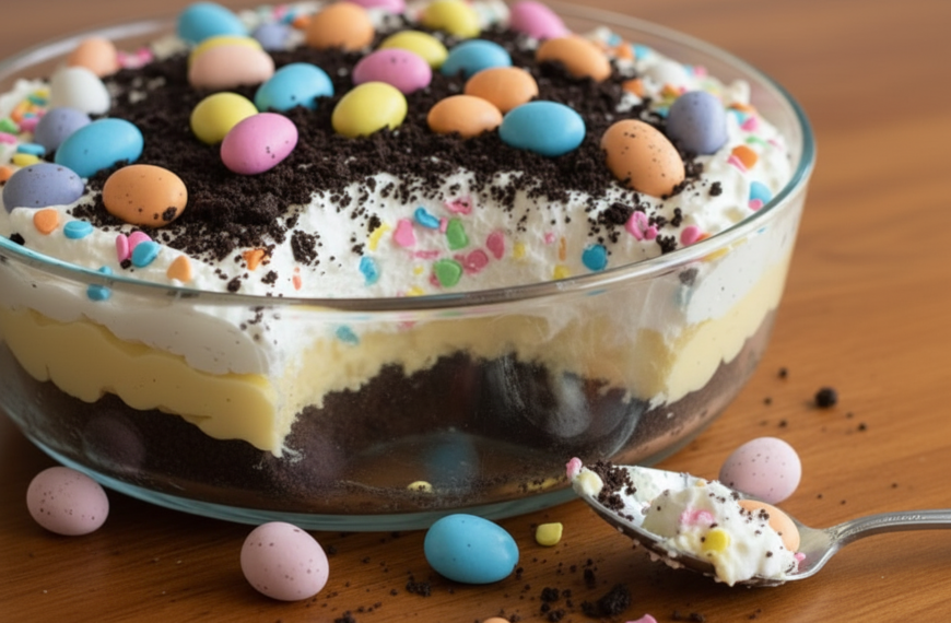 Chocolate Dirt Cake Delight: A Simple Recipe with Cream Cheese Frosting