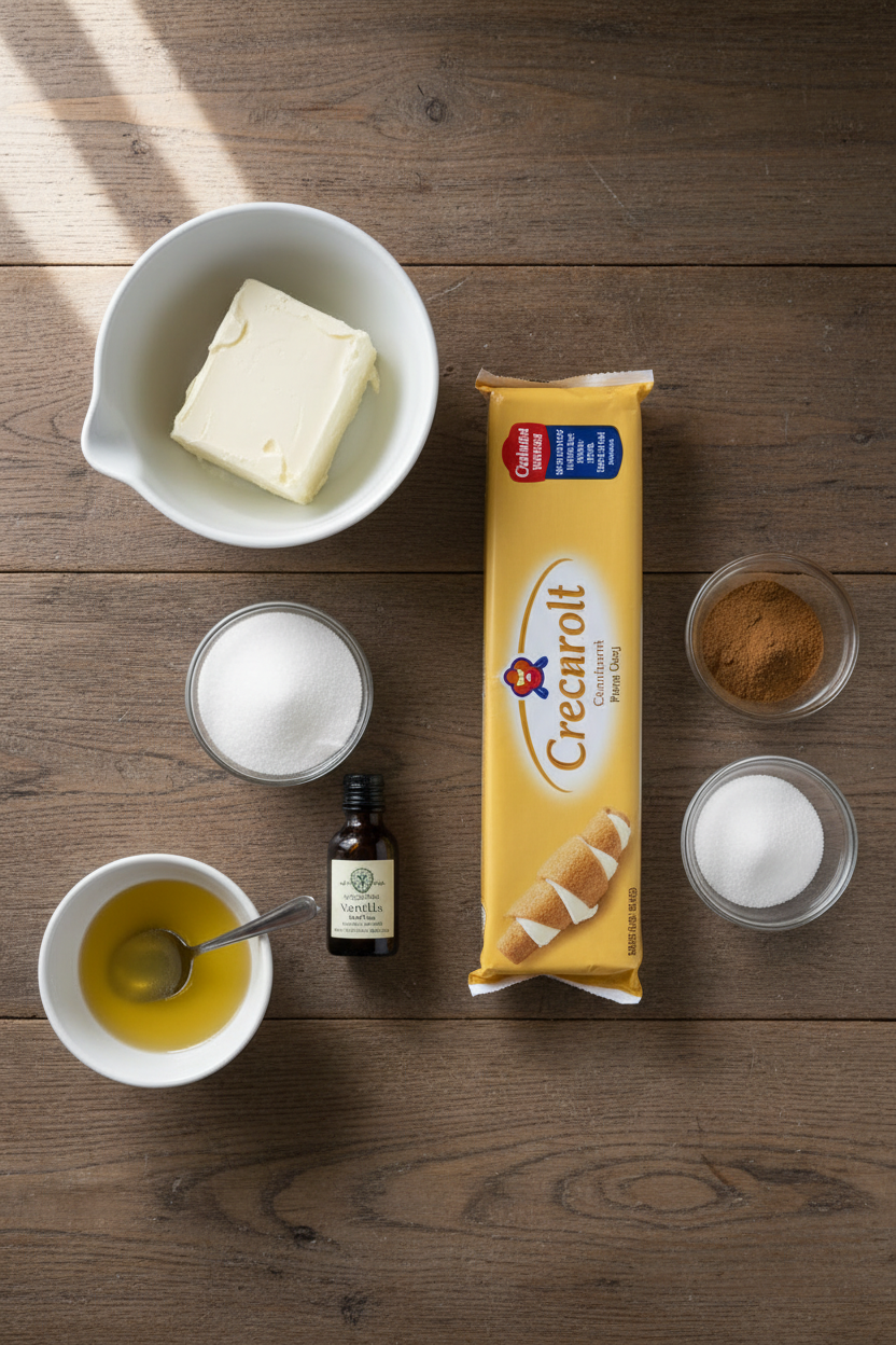 Easy Cream Cheese Crescent Bars with Cinnamon Sugar