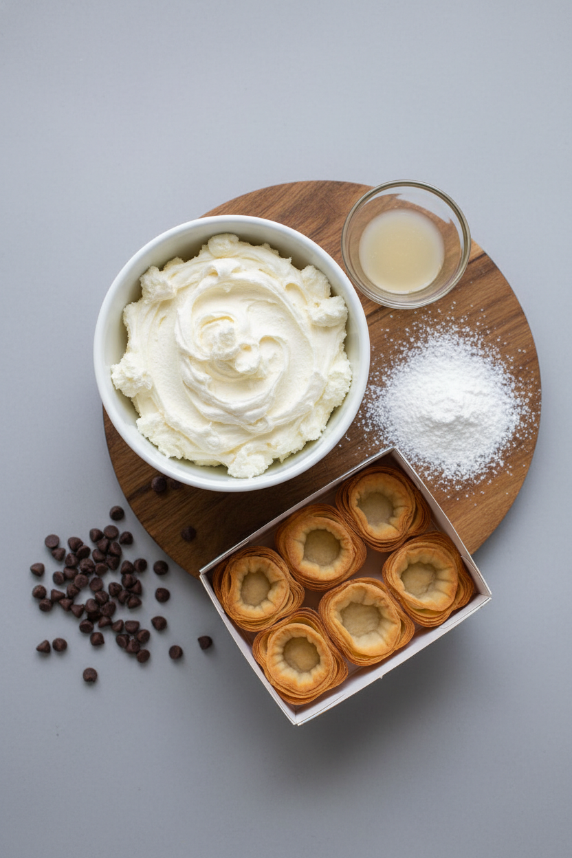 Easy Creamy Cannoli Cups with Ricotta Filling