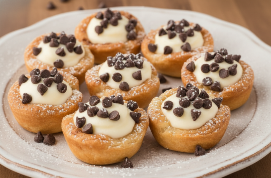 Easy Creamy Cannoli Cups with Ricotta Filling