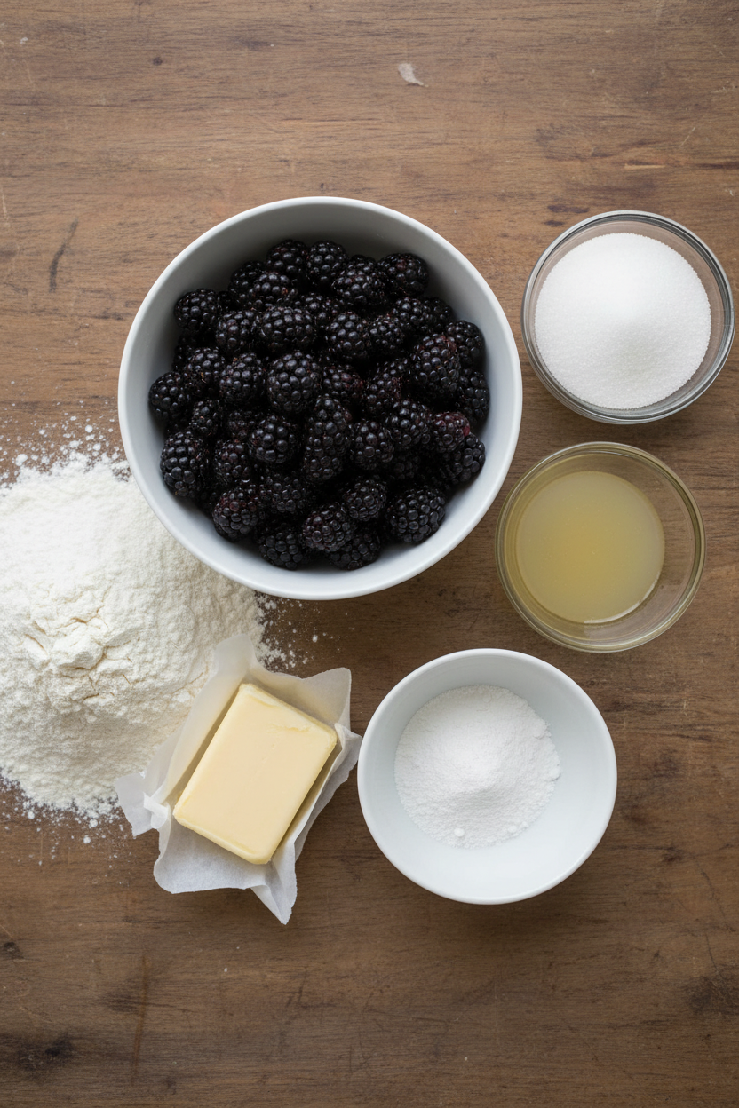 Easy Homemade Blackberry Cobbler with a Flaky Topping