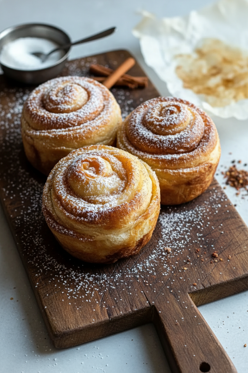 Easy Homemade Cinnamon Sugar Cruffins Recipe