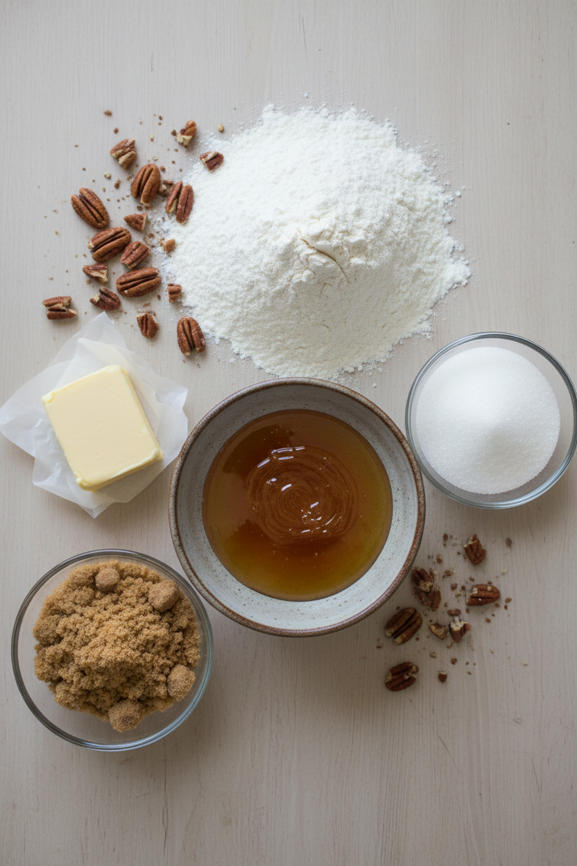 Easy Homemade Pecan Squares with a Buttery Crust