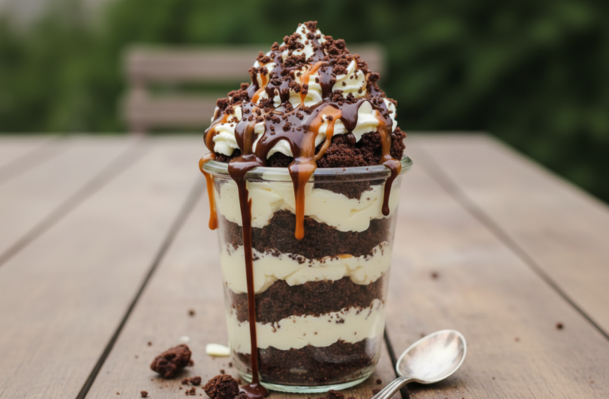 Easy Layered Brownie Cheesecake Mousse Cups