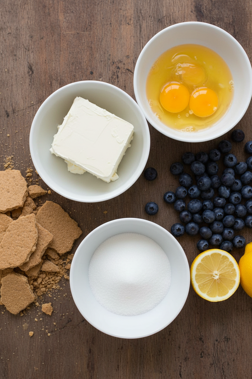 Easy Lemon Blueberry Cheesecake Bites