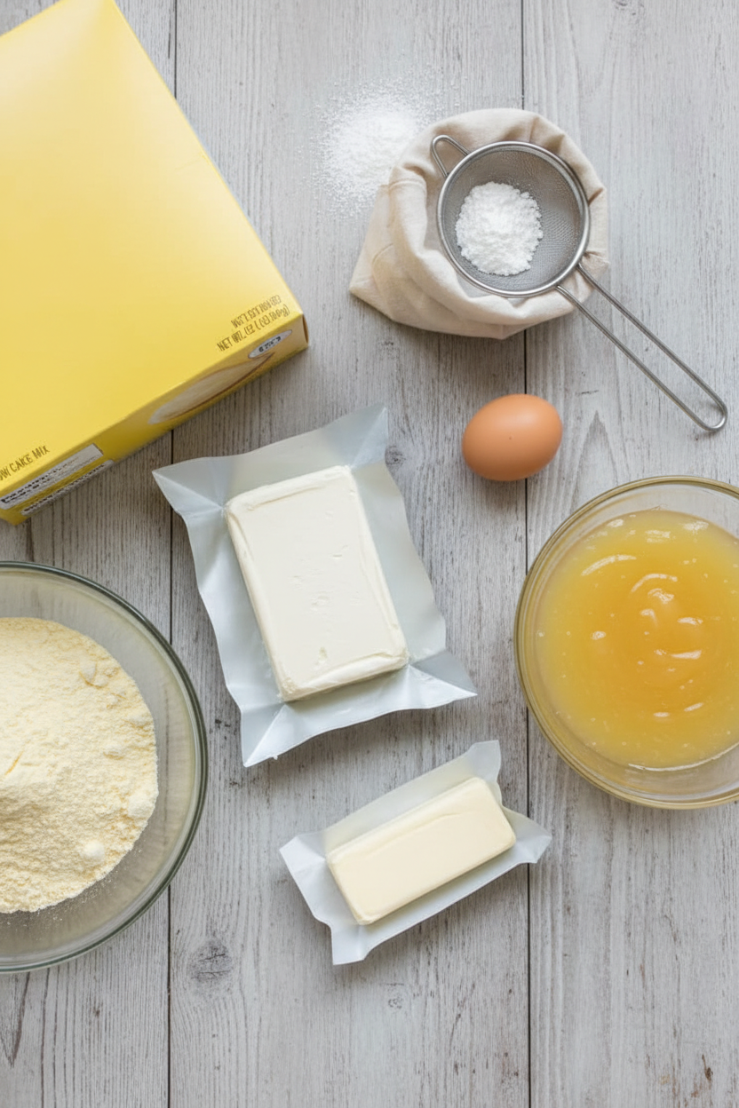 Easy Lemon Cream Cheese Dump Cake Recipe