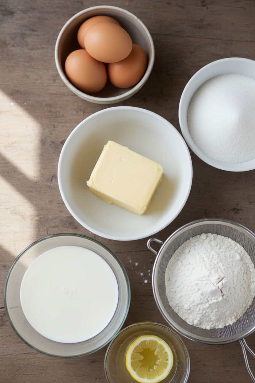 Easy Lemon Custard Pies from My Kitchen