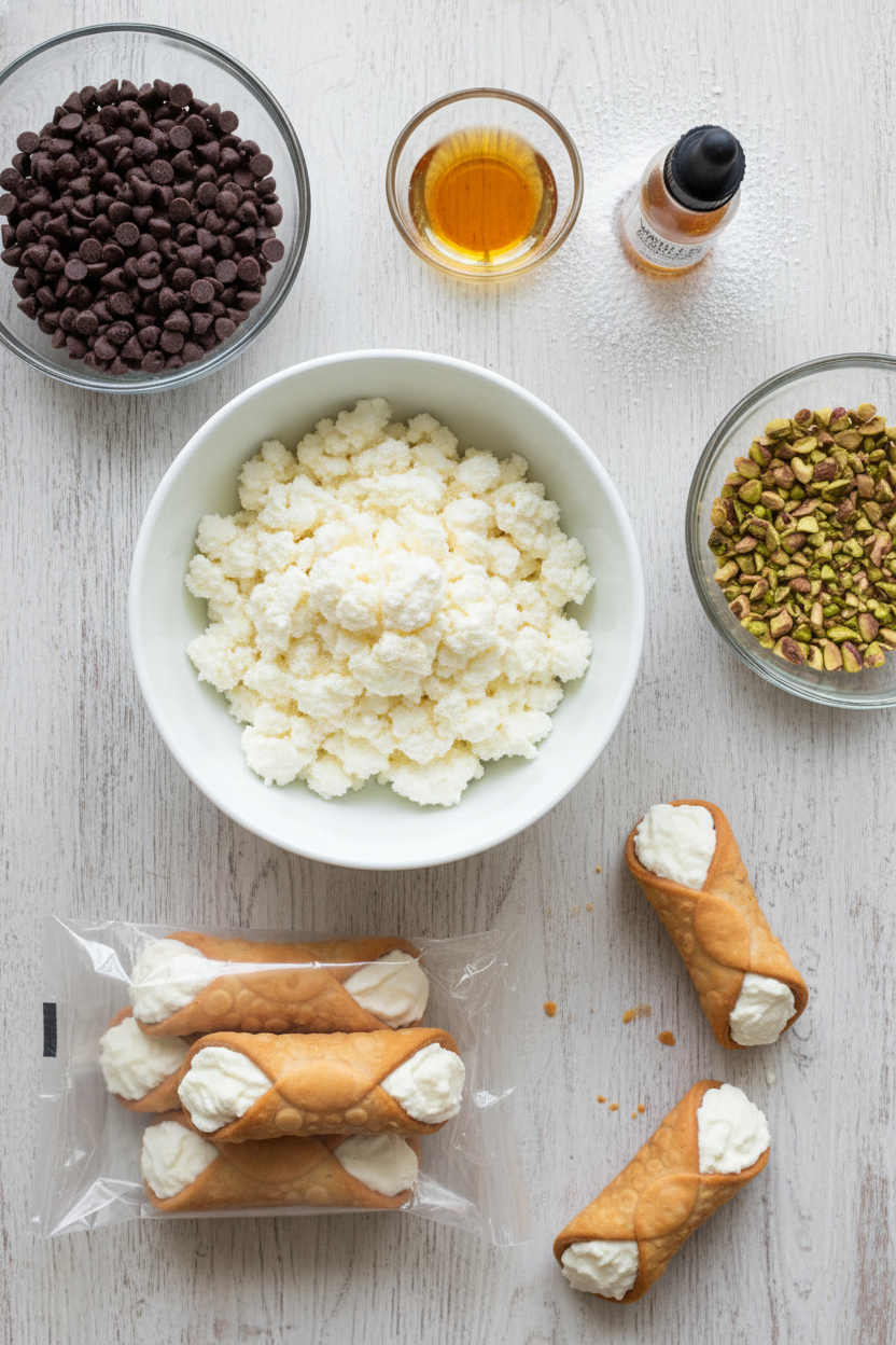 Easy Mini Cannoli Cups with Ricotta Filling