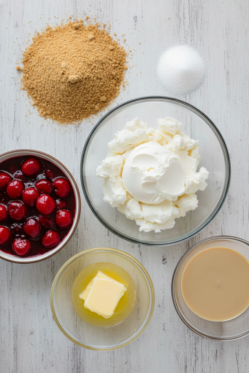 Easy No-Bake Cherry Cheesecake Parfaits