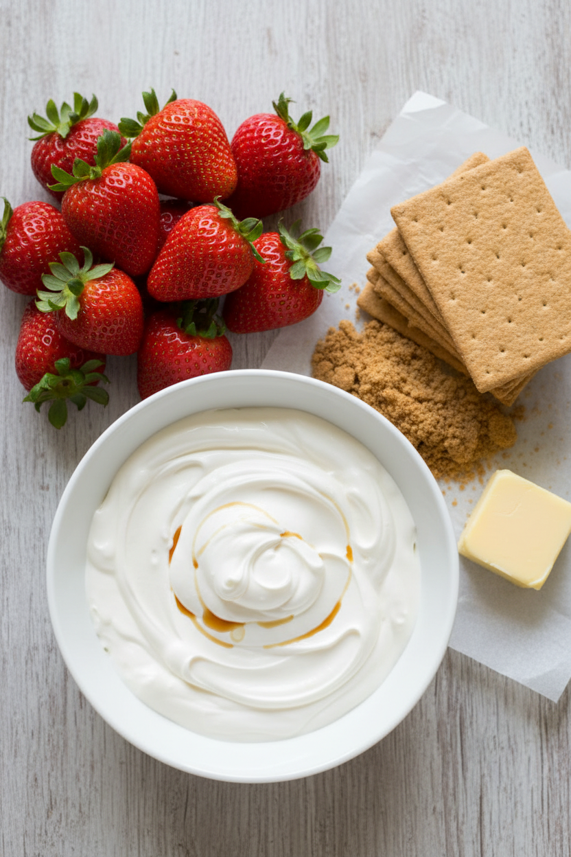 Easy No-Bake Strawberry Cheesecake Parfaits Recipe