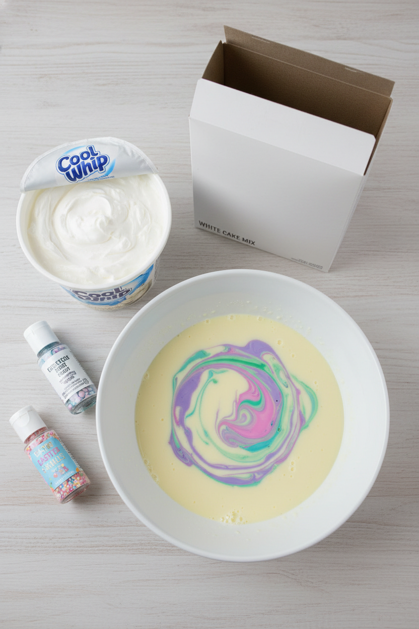 Easy Pastel Pudding Poke Cake Recipe