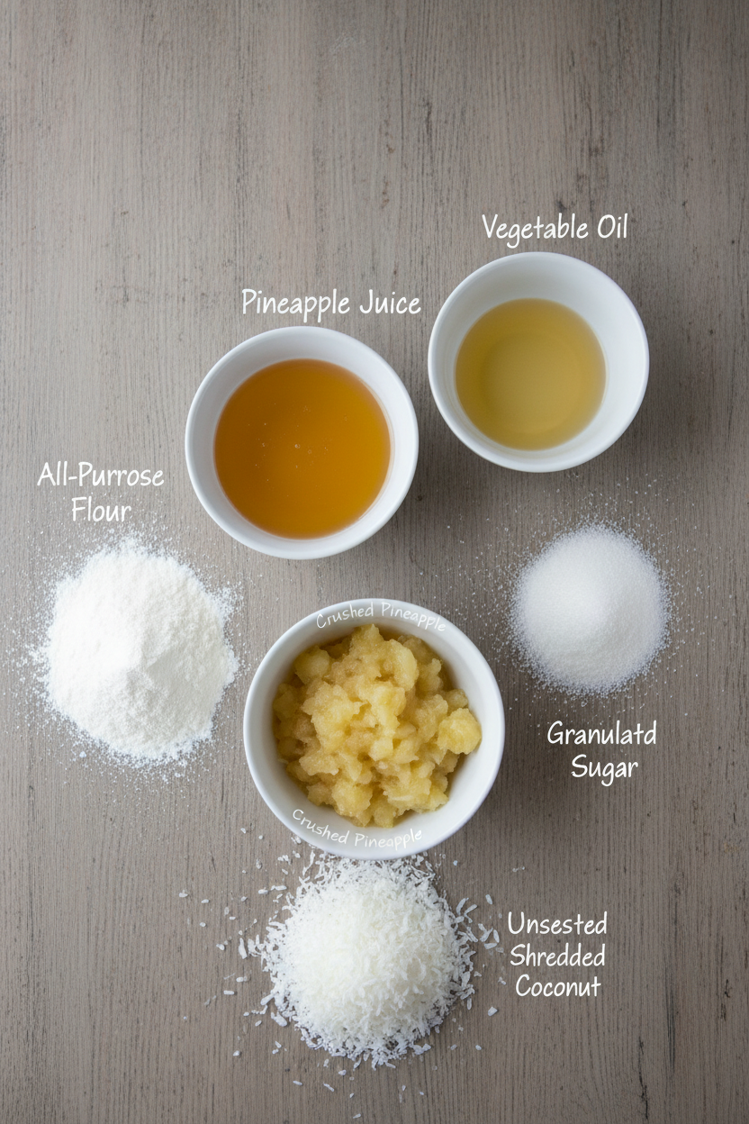 Easy Pineapple Coconut Cupcakes from My Kitchen