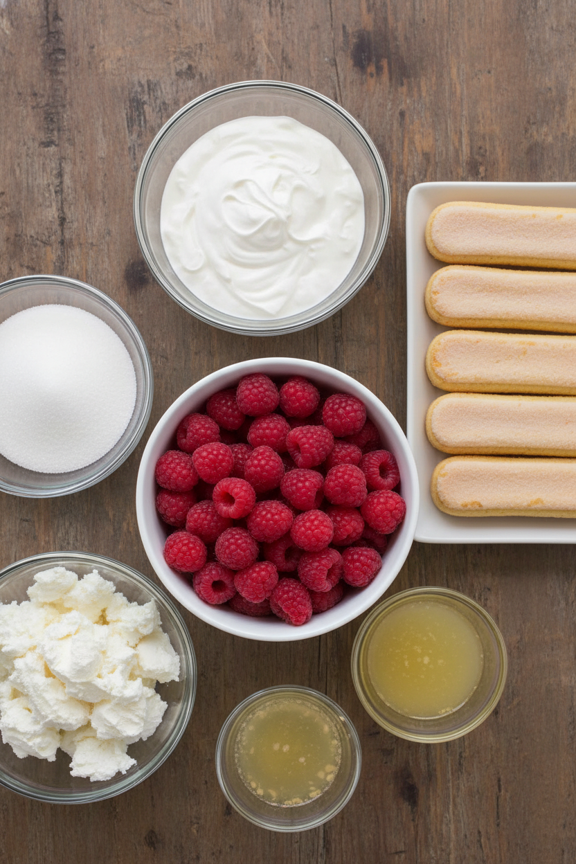 Easy Raspberry Tiramisu with Homemade Jam