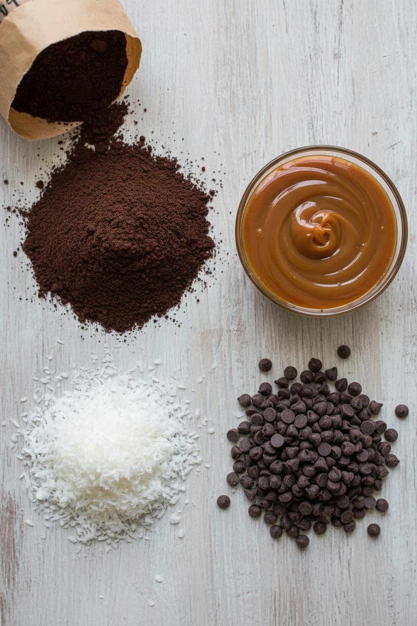 Easy Samoa Brownies with Toasted Coconut Caramel