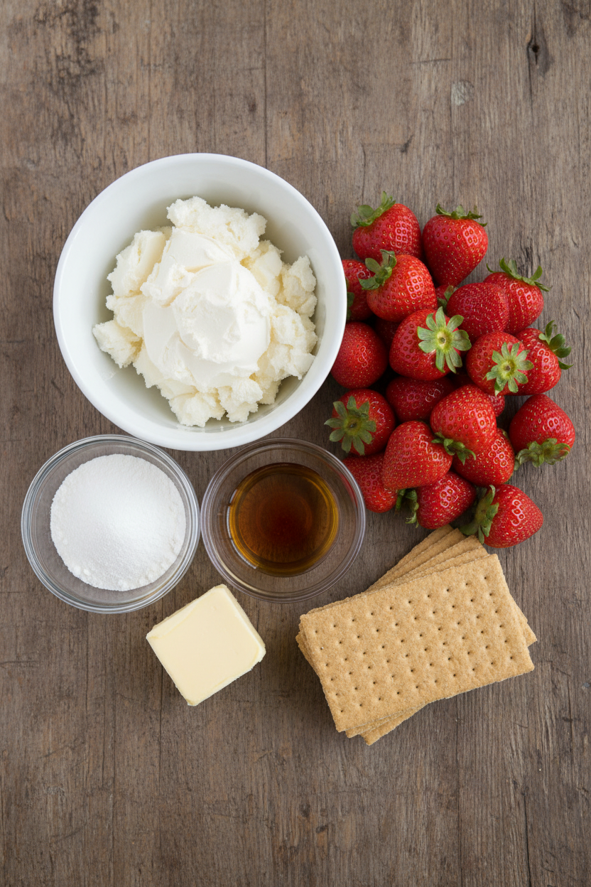 Easy Strawberry Cheesecake Bites with Crunch Topping
