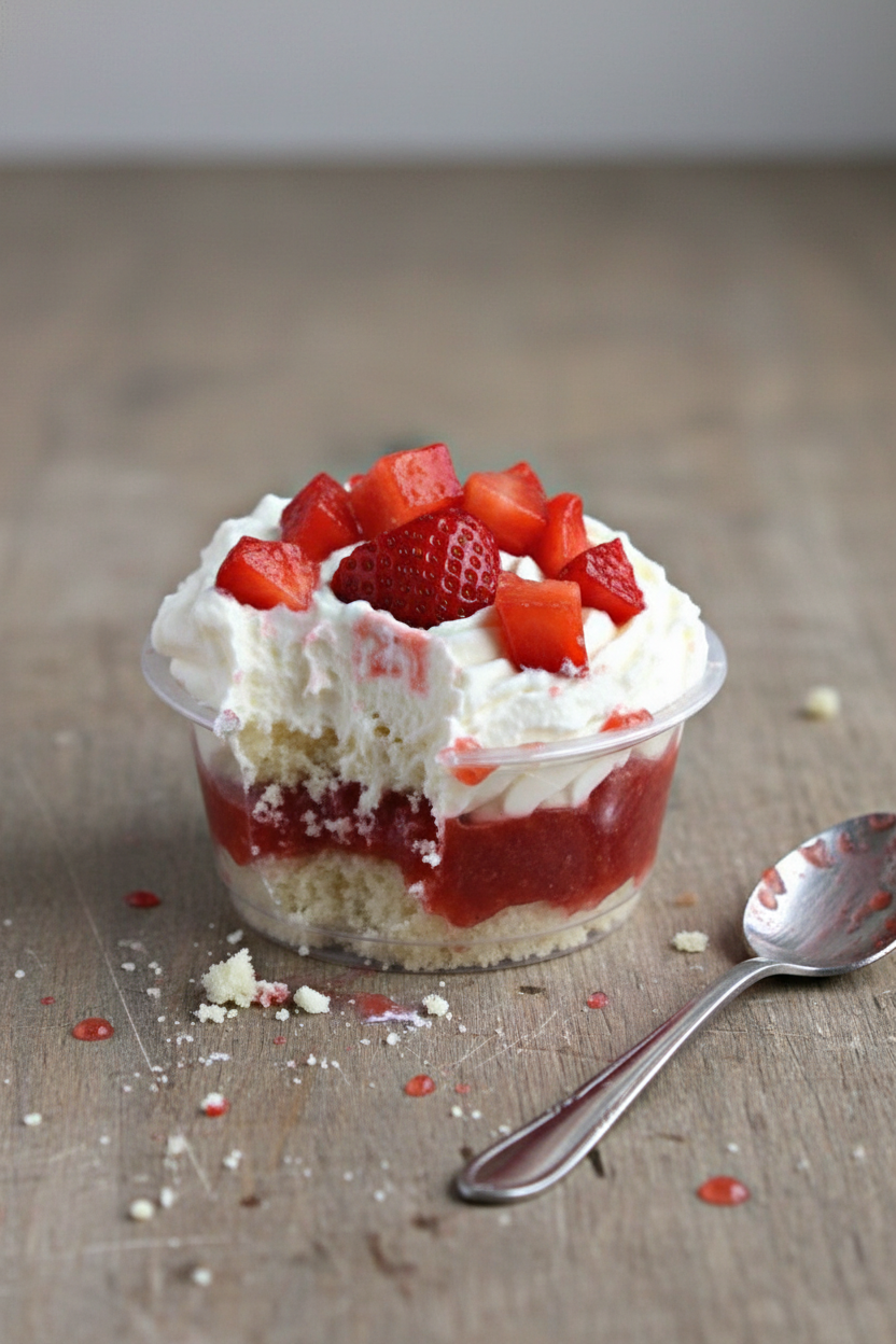 Easy Strawberry Shortcake Dessert Cups Recipe